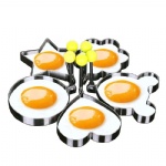 Stainless steel Cute Shaped Fried Egg Mold Pancake Rings Mold Kitchen Tool