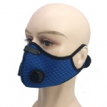 Cycling Face Mask with Filters Pm 2.5 Anti-Pollution Cycling Mask Activated Carbon Breathing Valve Bike Mouth Caps