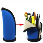Custom logo Neoprene SBR CR Pencil Case Creative Cute Zipper Student Pencil Bag Office School Supplies Stationery Gift