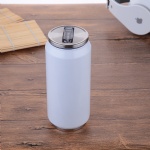 Custom Logo Vacuum Flask Coffee Mug Cup New Thermal Cup Zip-Top Can Double Stainless Steel Coke Cup Pop-Top Can Ring-Pull Can