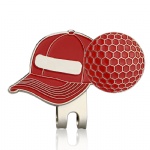 Custom design Golf Ball Mark Cute Design Mark Golf Ball Position Plus Magnetic Golf Hat Clips Bling Golf Marker