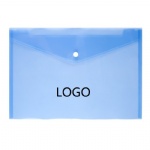 Custom Logo A4 Envelope File Document Folder Clear Document Envelope Organizer with Snap Button