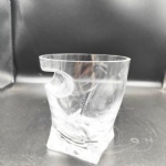 Custom logo Cigar Whiskey Glass Crystal Rock Glass Tumbler Glass Drinking Cups