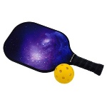Carbon Fiber Pickleball Paddle Honeycomb Core Fiberglass Pickleball Racket Beat Racquet