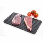 Custom Logo Fast Defrosting Tray Thaw Frozen Food Meat Fruit Quick Defrosting Plate Board Defrost Kitchen Gadget Tool
