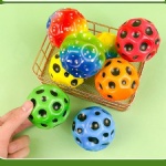 Elastic ball, high bounce ball, hole ball, PU foam ball, multi hole ball, pressure reducing toy